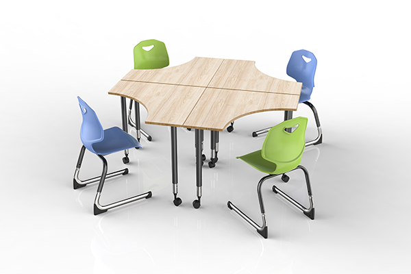  塑鋼材質(zhì)學生課桌椅有什么特點?